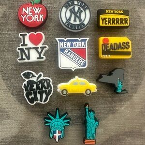 New York City Themed shoe charms